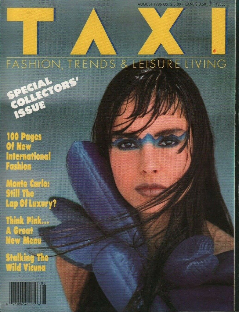 Taxi Fashion magazine August 1986 Stefano Massimo Neil kirk 053019DBE