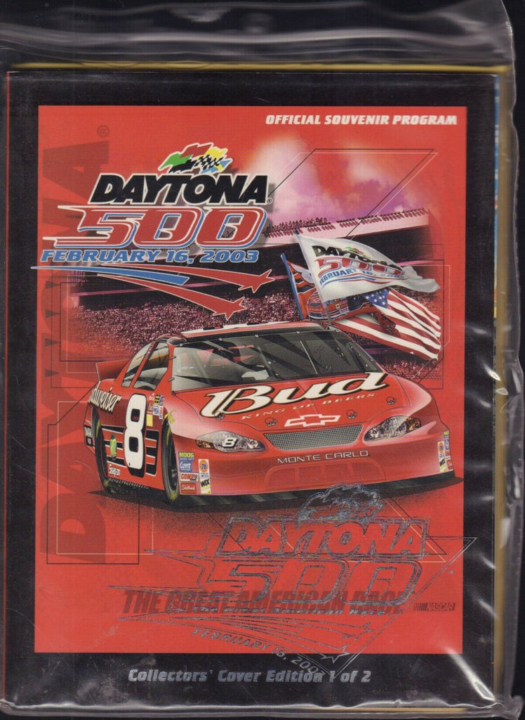 Daytona 500 February 16 2003 Collector's Cover Edition 1 of 2 w/Extras 091018AME