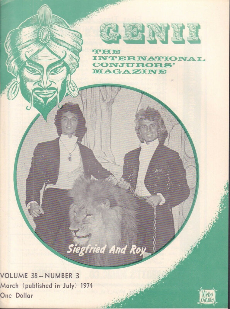 Genii Magic Magazine March 1974 Siegfried & Roy 092917nonDBE