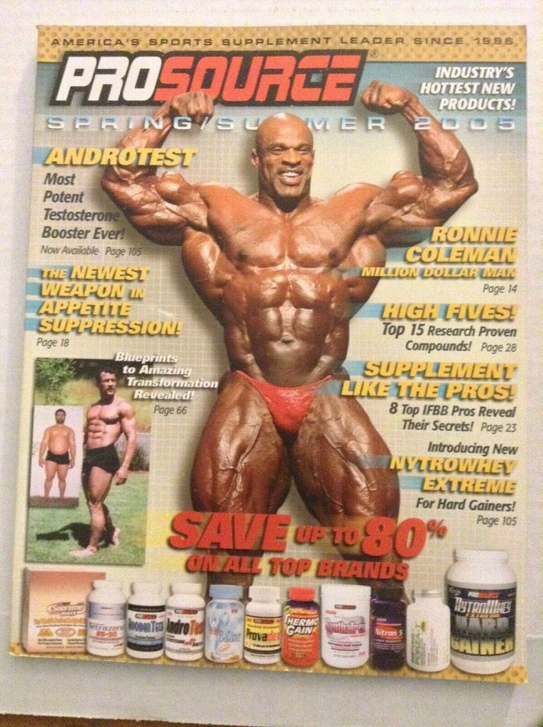 Pro Source Mag Ronnie Coleman Appettite Suppression Spr/Sum 2005 072119nonrh