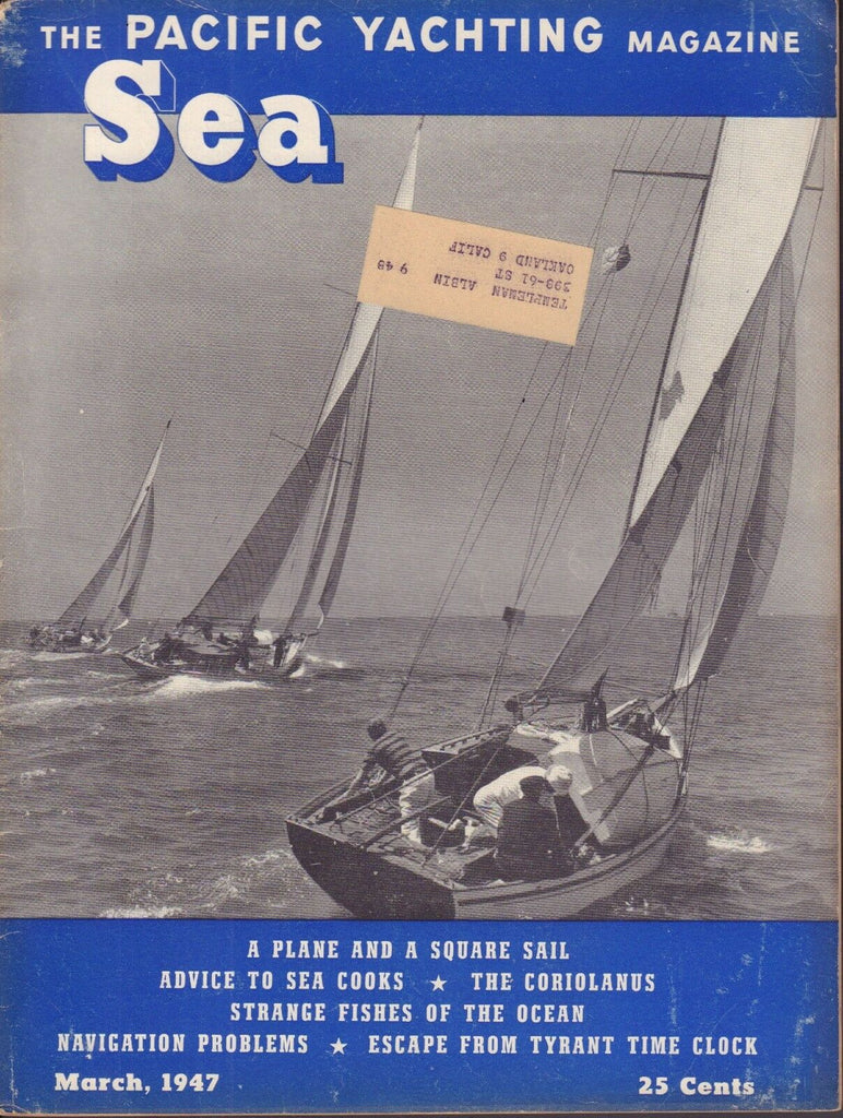 Sea Boating Magazine March 1947 Navigation Problems 041817nonDBE