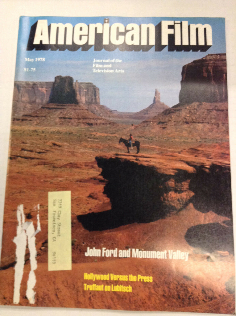 American Film Magazine John Ford And Monument Valley May 1978 040517nonr