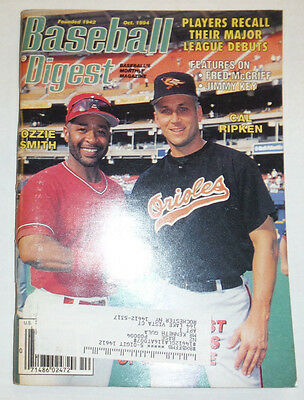 Baseball Digest Magazine Ozzie Smith & Cal Ripken October 1994 020315R
