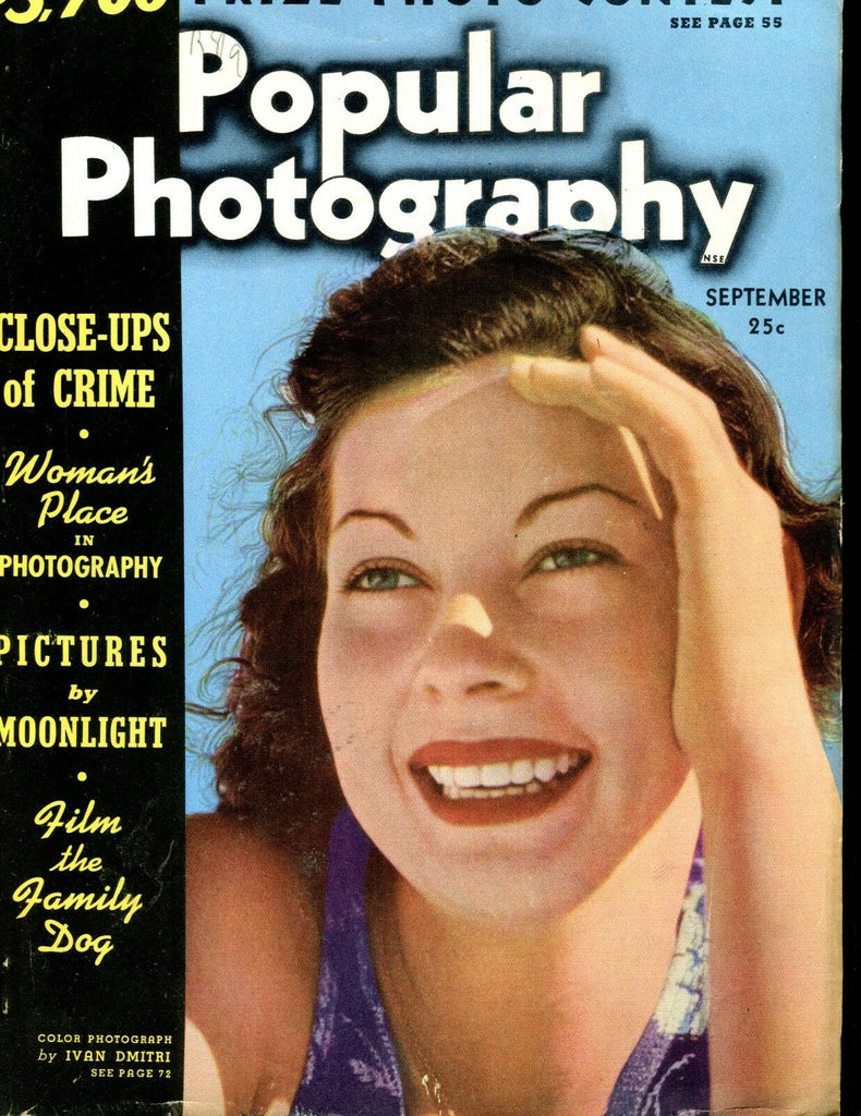 Popular Photography Magazine September 1939 VG No ML 121116jhe