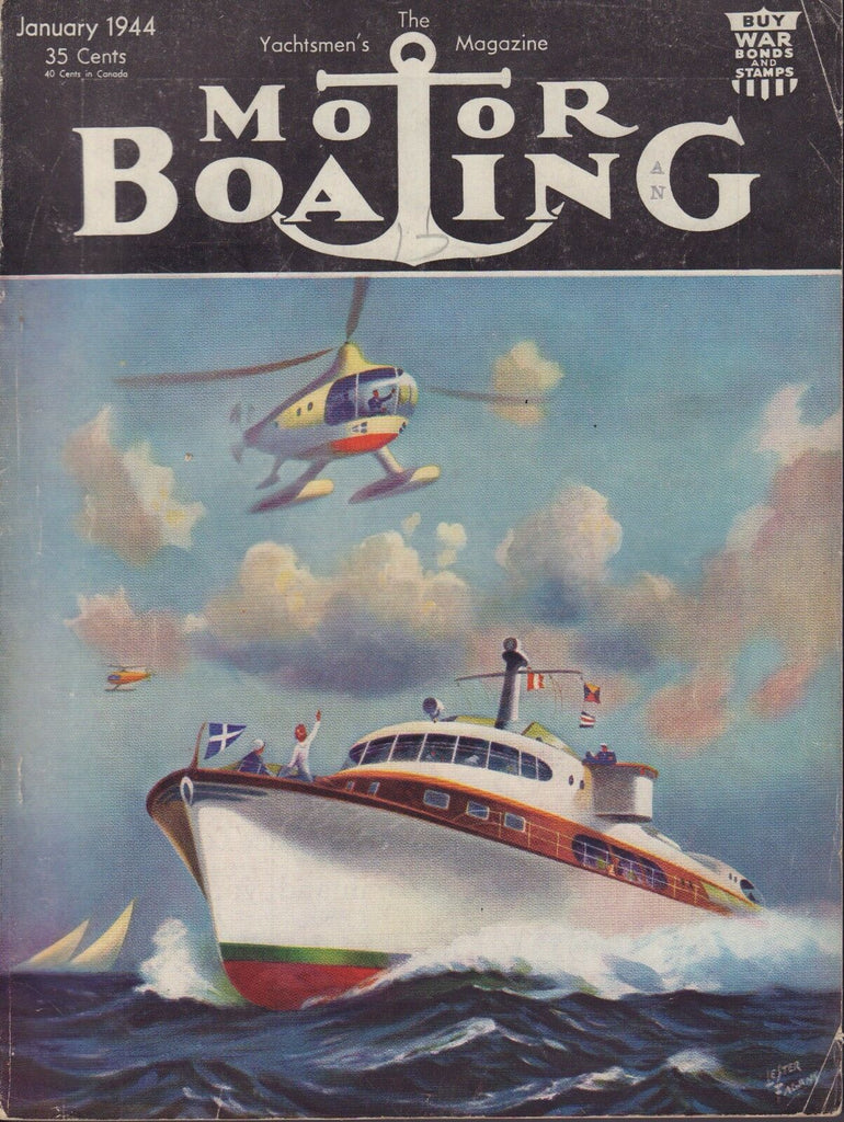 Motor Boating January 1944 Crocodiles Teeth, Navigators Sky 050817nonDBE