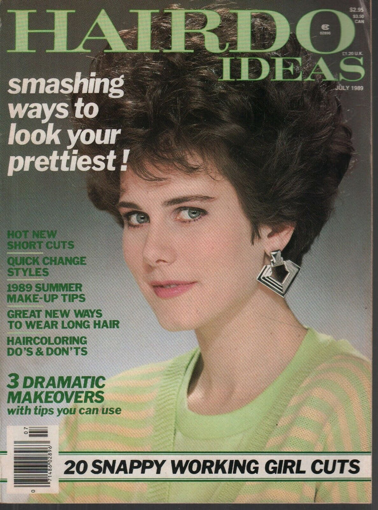 Hairdo Ideas July 1989 Vintage Hairstyle Magazine 072919AME