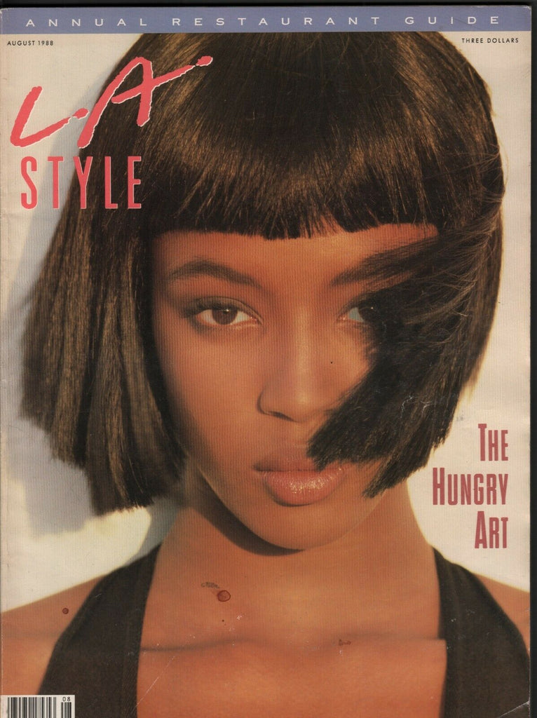 LA Style August 1988 Naomi Campbell Annual Restaurant Guide 020420DBE
