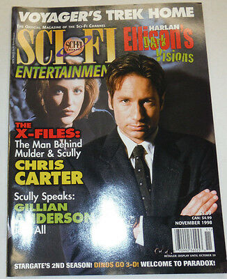 Sci-Fi TV Magazine David Duchovny Chris Carter November 1998 110514R1