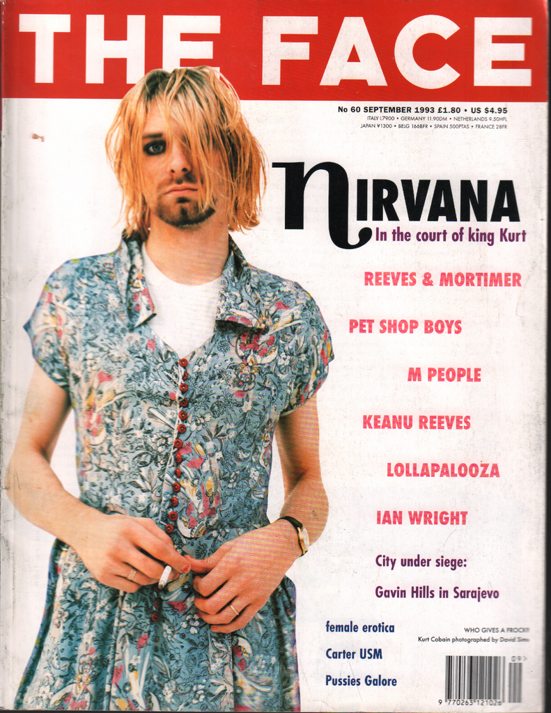 The Face UK Magazine September 1993 Nirvana Kurt Cobain David Sims 061520AME