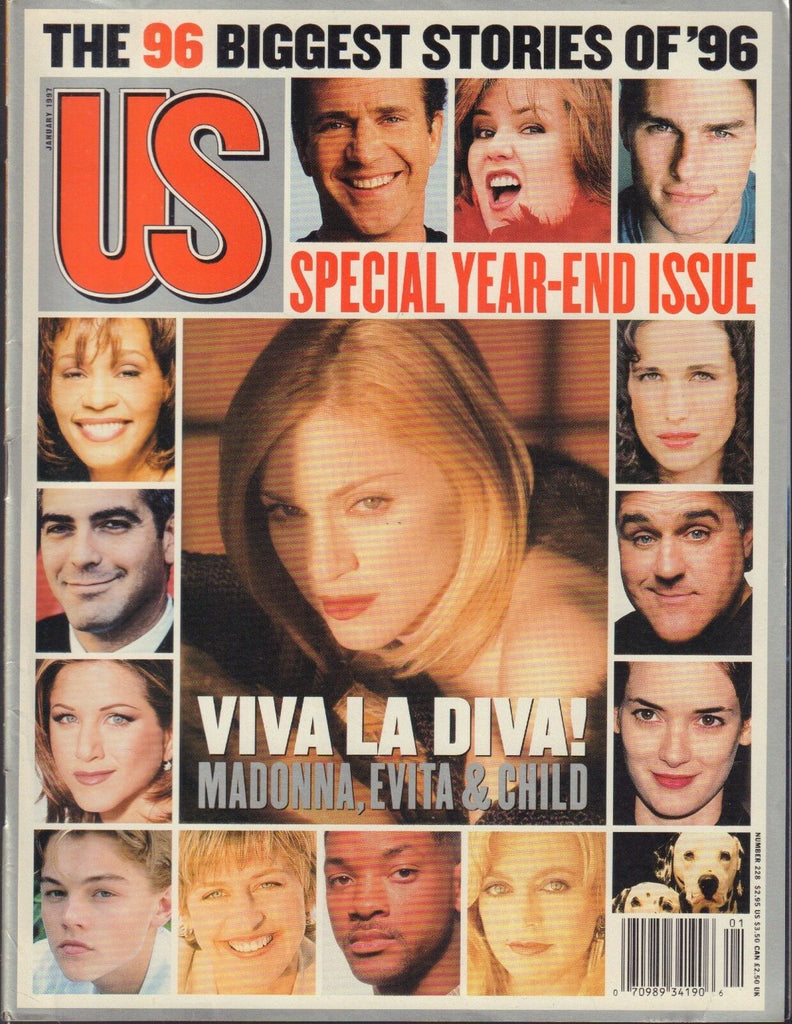 US Magazine January 1997 Madonna Whitney Houston Will Smith 090618AME