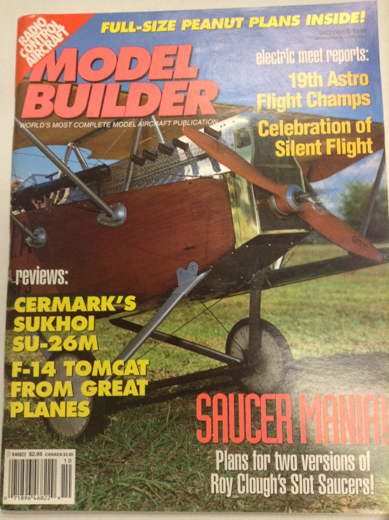 Model Builder Magazine Roy Clough Slot Saucers October 1993 040917nonrh