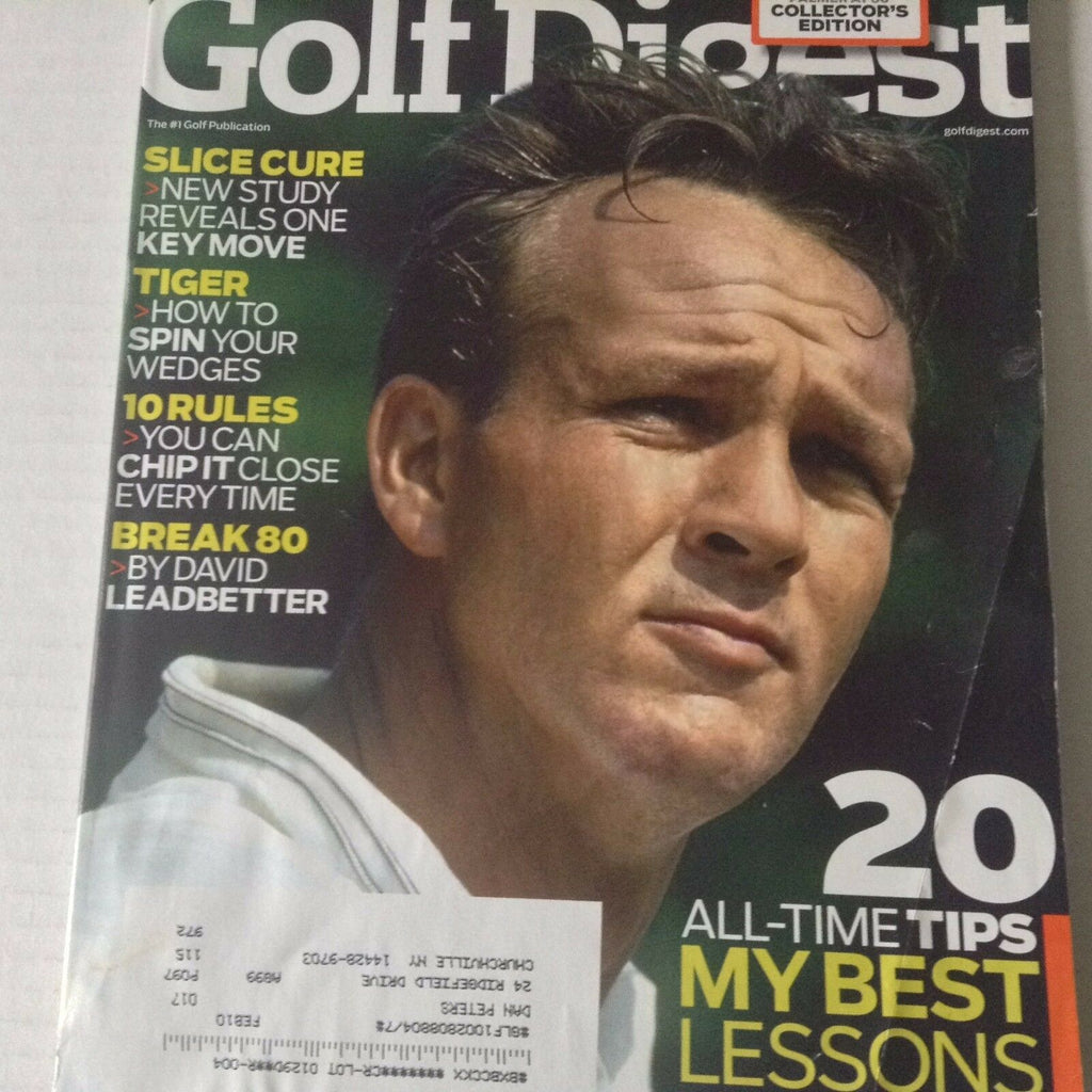 Golf Digest Magazine Arnold Palmer's 20 Best Shots September 2009 072017nonrh