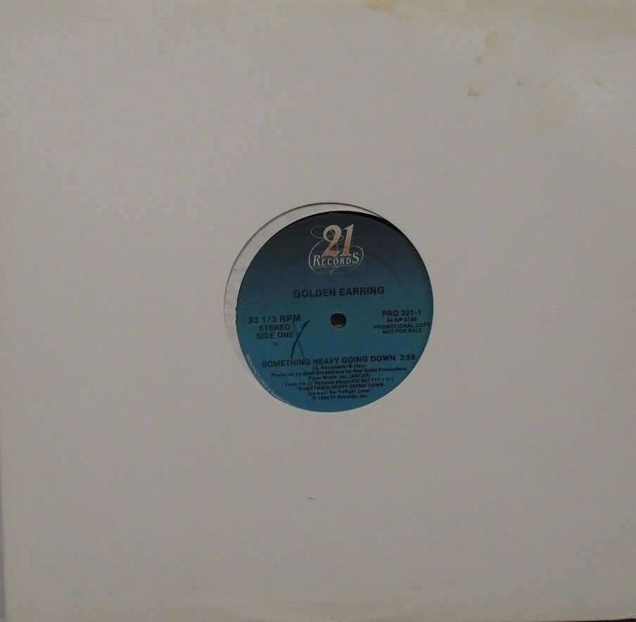 Golden Earring Something Heavy Going Down 33RPM 102916LLE