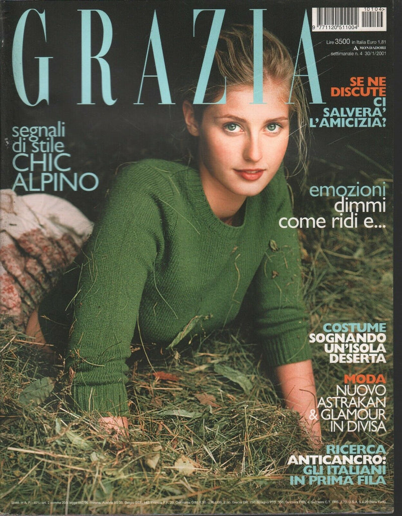 Grazia Italian Fashion Magazine January 30 2001 Malwina Smetek 101220ame2