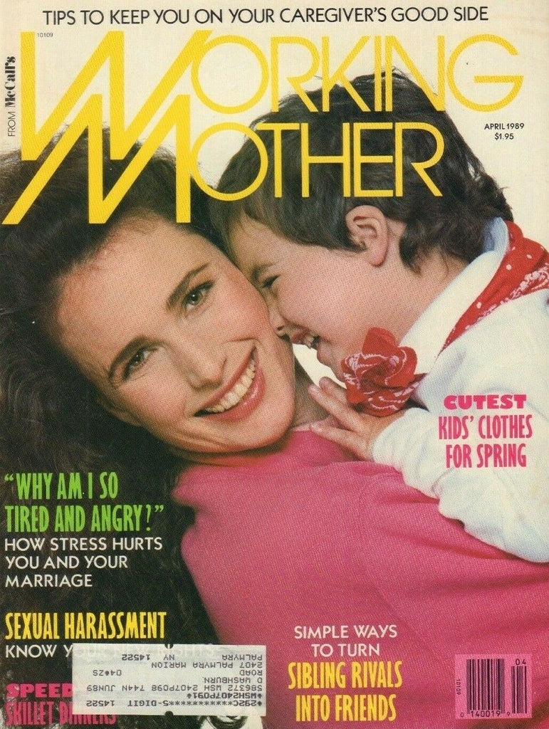 Working Mother April 1989 Margie Cosgrove 030619DBE