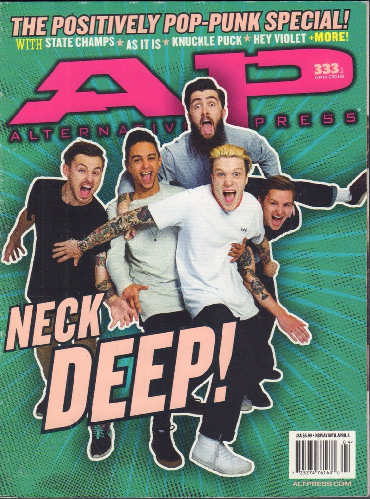 Alternative Press April 2016 Neck Deep, Knuckle Puck 090217nonDBE