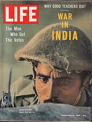 Life Magazine November 16 1962 War in India VG 042216DBE2