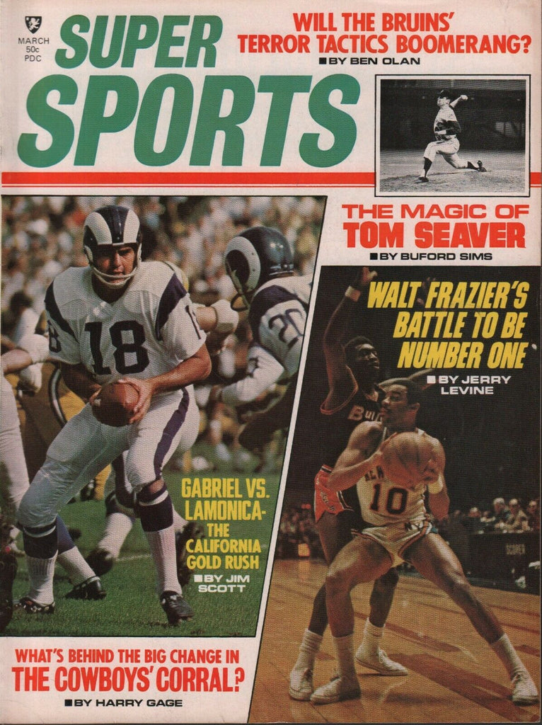 Super Sports March 1970 Tom Seaver Walt Frazier 051619DBE