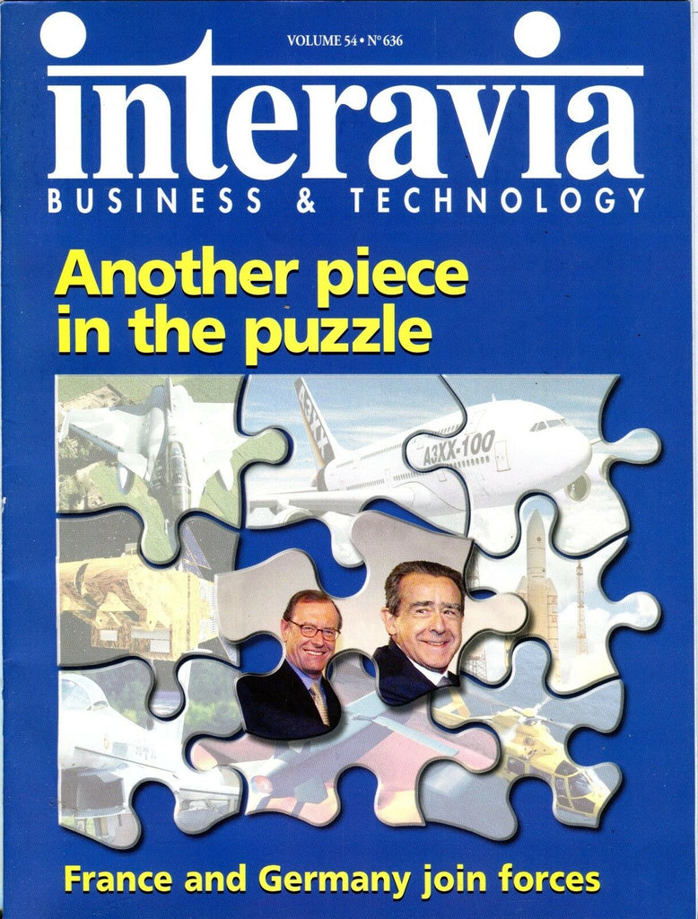 Interavia Magazine November 1999 France Germany EX No ML FAA Library 102016jhe
