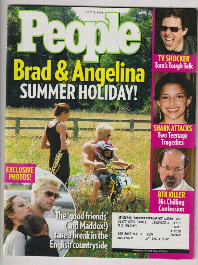 People Mag Brad Pitt Angelina Jolie Tom Cruise July 11, 2005 102319nonr