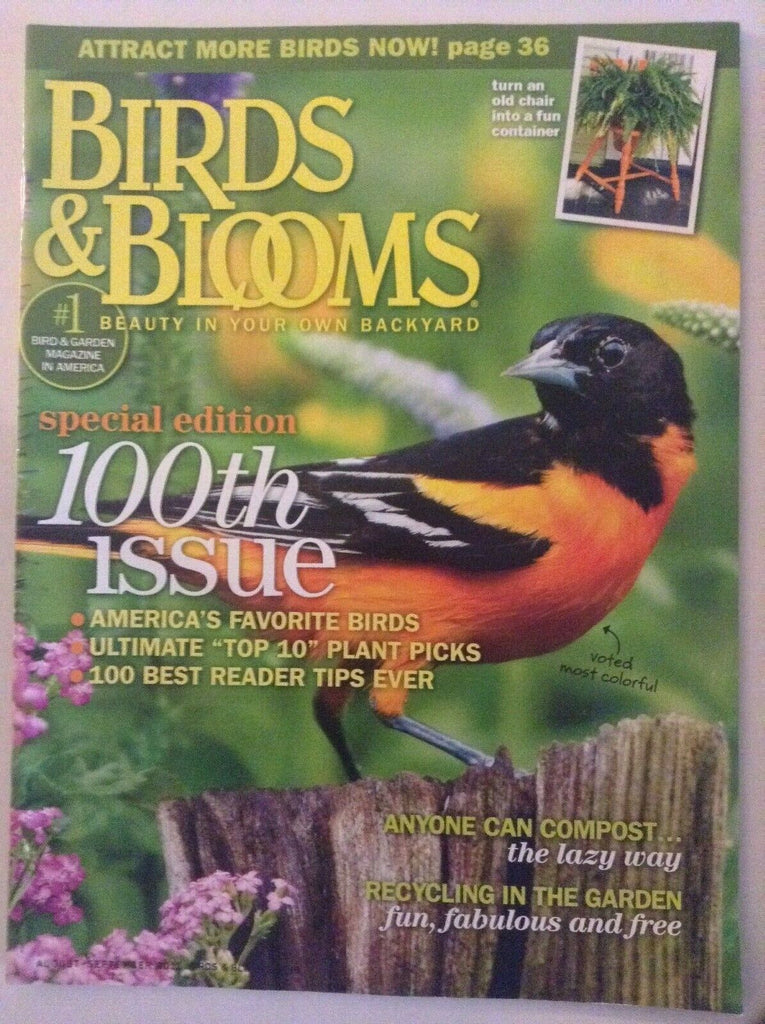 Birds & Blooms Magazine Special 100th Issue Aug/Sept 2011 041119nonrh