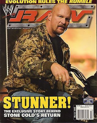 WWE Raw March 2005 Stone Cold Steve Austin VG 032916DBE