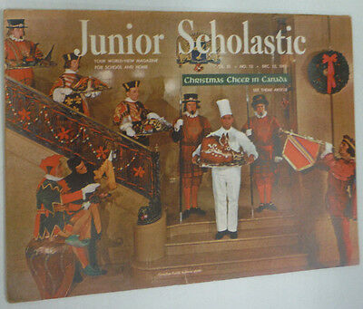 Junior Scholastic Magazine Christmas Cheer In Canada December 1962 061915R