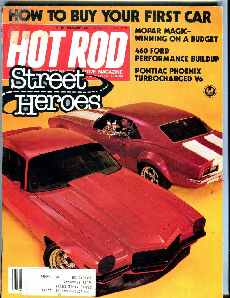 Hot Rod Magazine February 1981 460 Ford EX w/ML 051217nonjhe