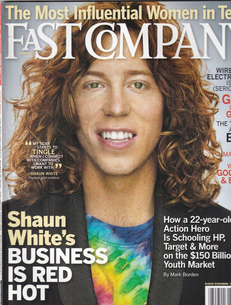 Fast Company Mag Shaun White Truth About BPA February 2009 100819nonr