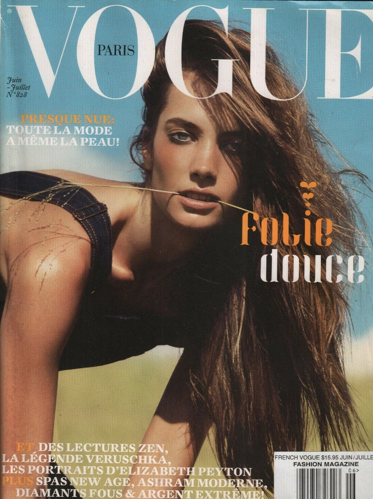 Vogue Paris Juin/Juillet 2002 Jessica Miller Eva Herzigová Vodjanova 081419AME