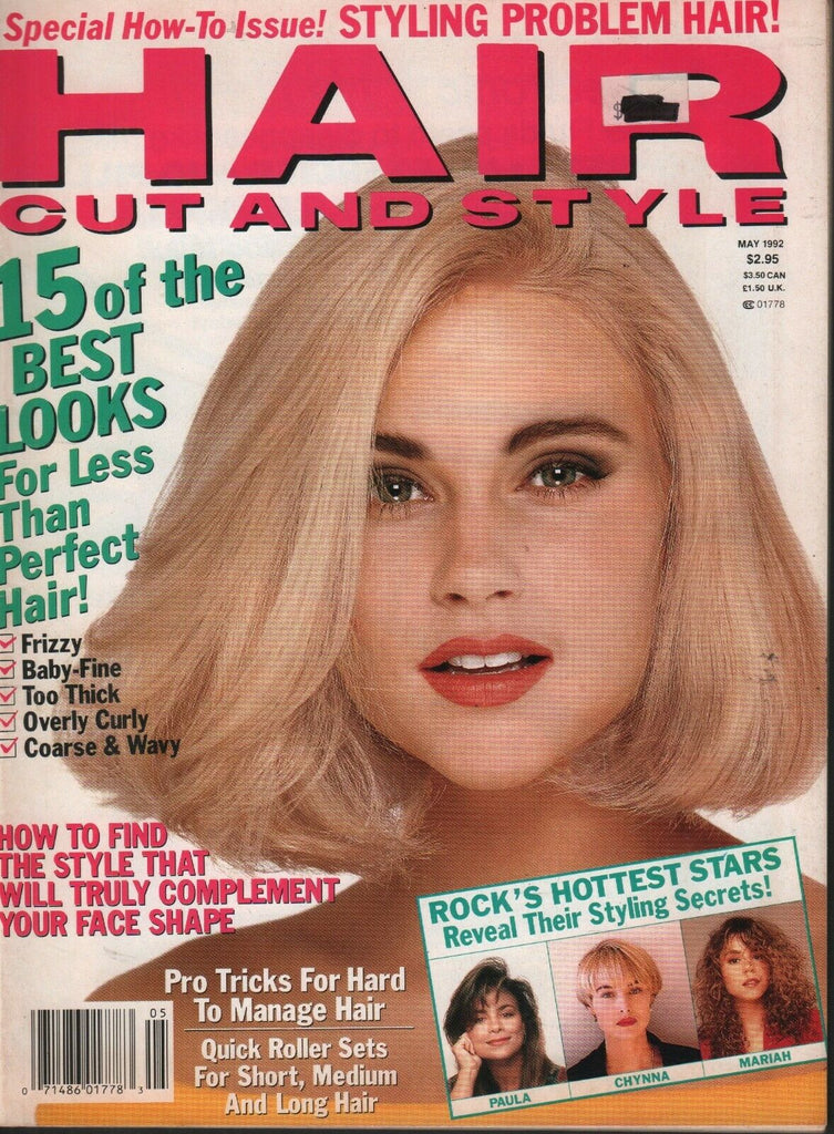 Hair Cut and Style May 1992 Paula Abdul Mariah Carey Chynna 071919AME