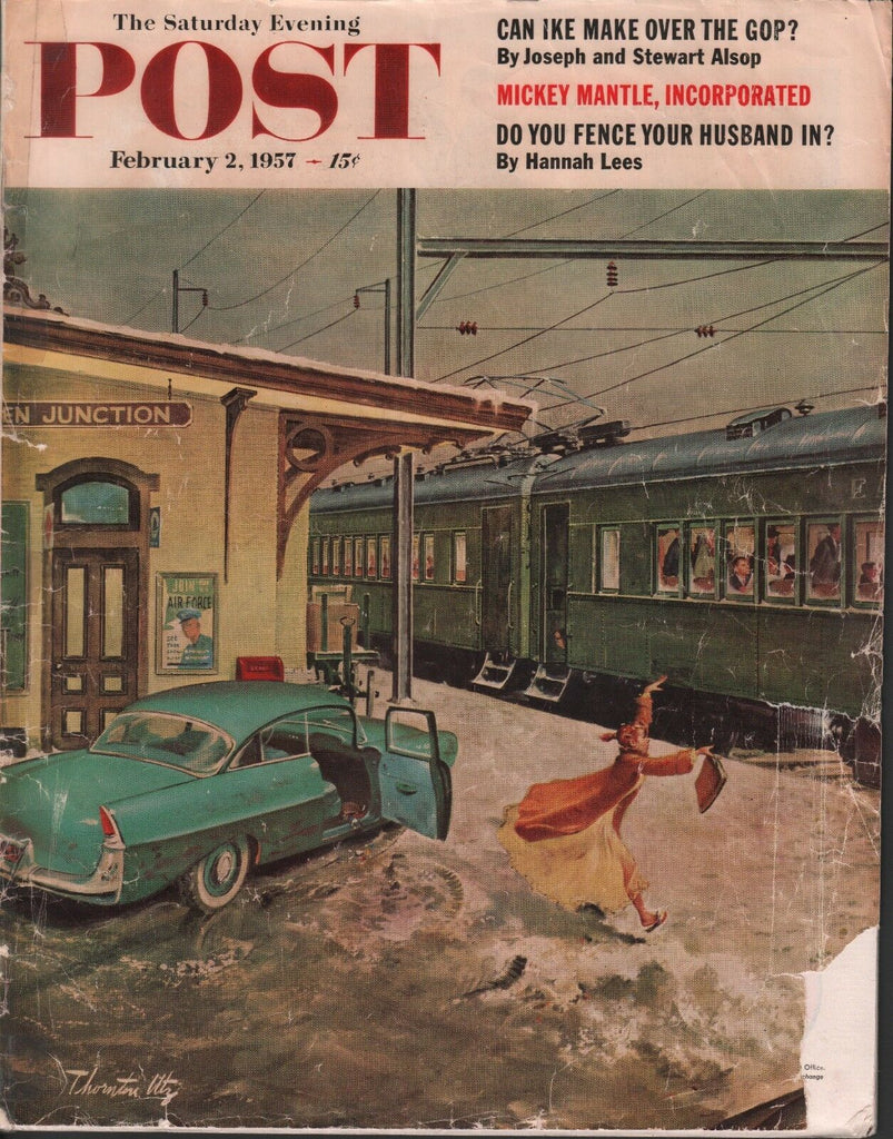 The Saturday Evening Post February 2 1957 Mickey Mantle 052218DBE2