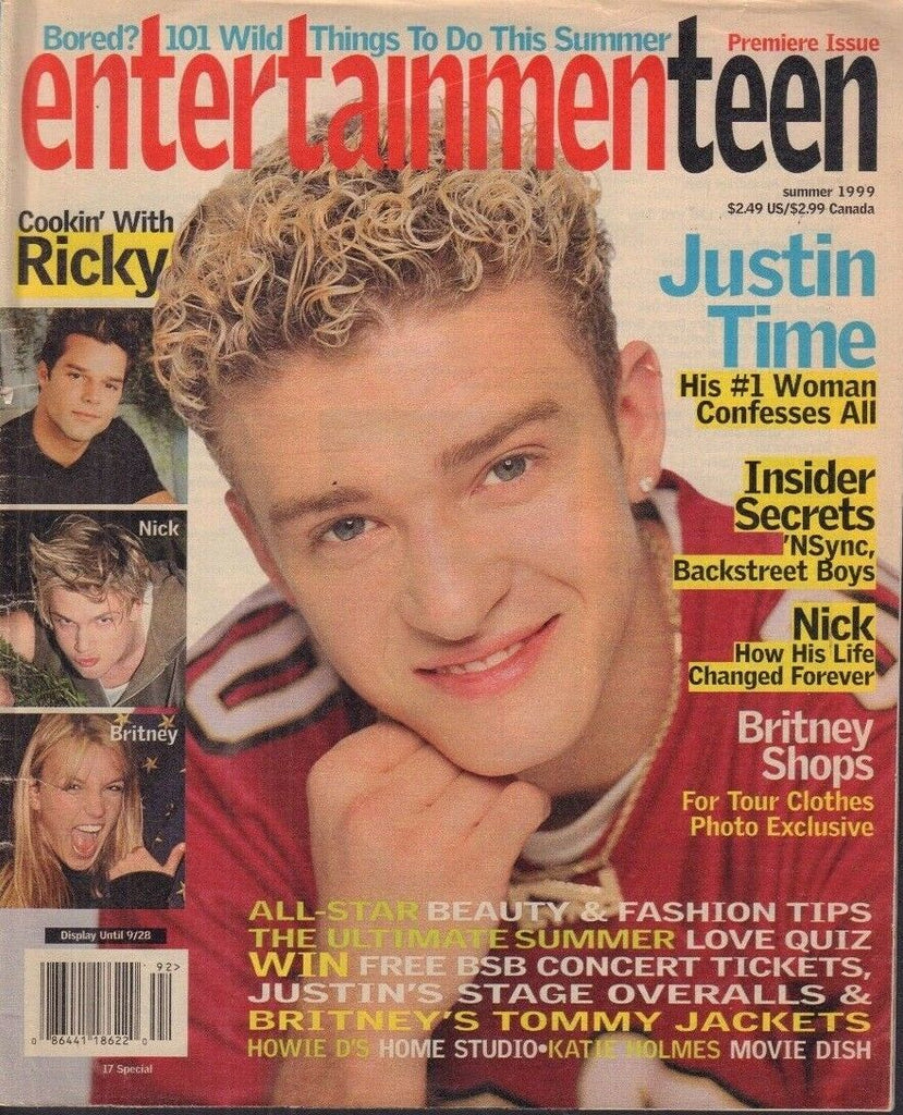 Entertainment Teen Magazine Justin Timberlake Summer 1999 022118nonr