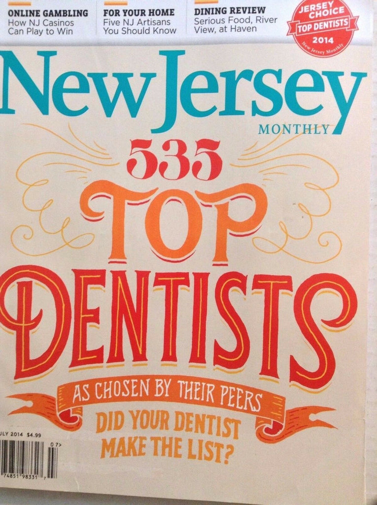 New Jersey Magazine 535 Top Dentists July 2014 111517nonrh