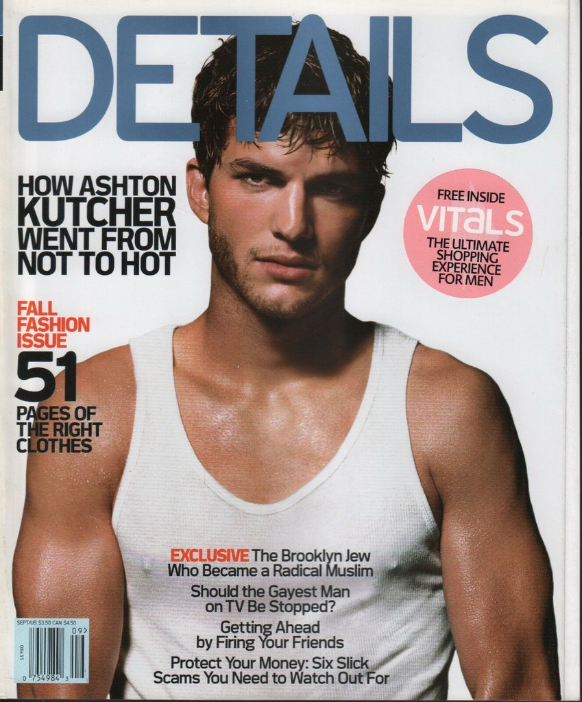 Details September 2003 Ashton Kutcher Scarlett Johansson Nick Cannon 101018DBE
