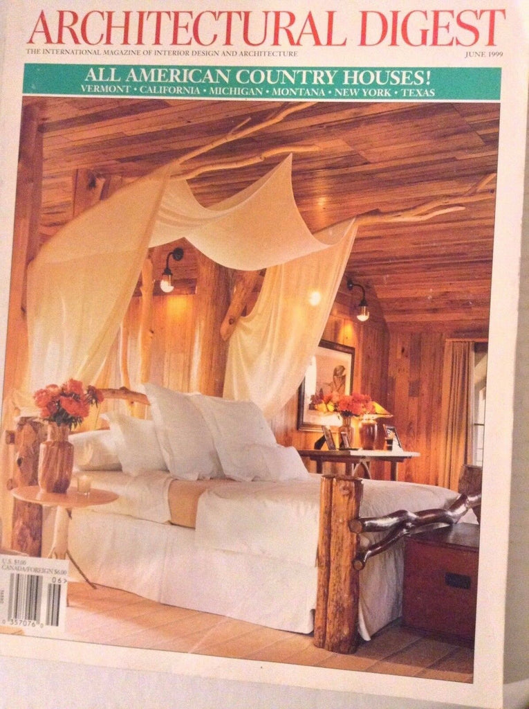 Architectural Digest Magazine American Country Houses June 1999 083117nonrh