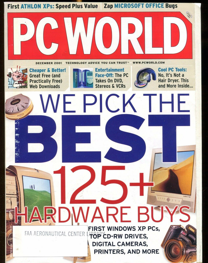PC World Magazine December 2001 Hardware Buys FAA EX No ML 022417nonjhe