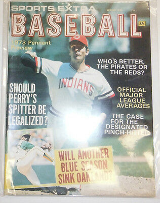 Sports Extra Baseball Magazine Vida Blue Gaylor Perry Spring 1973 091914r