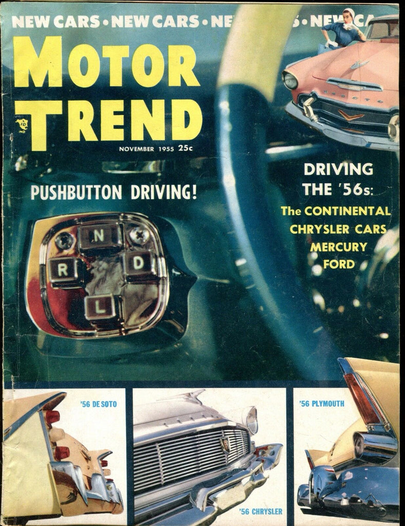 Motor Trend Magazine November 1955 De Soto Chrysler VG No ML 030117nonjhe