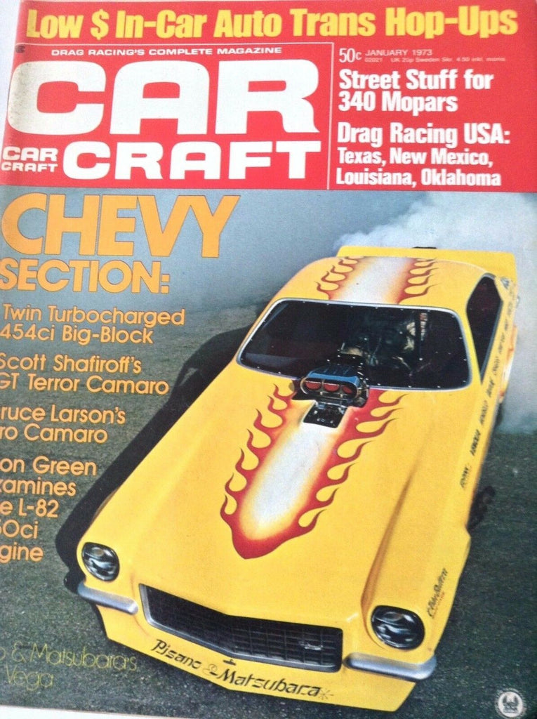 Car Craft Magazine Twin Turbocharged 454ci big block January 1973 082017nonrh2