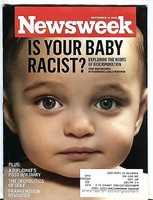 Newsweek Magazine September 14 2009 Is Your Baby Racist? EX w/ML 090816jhe