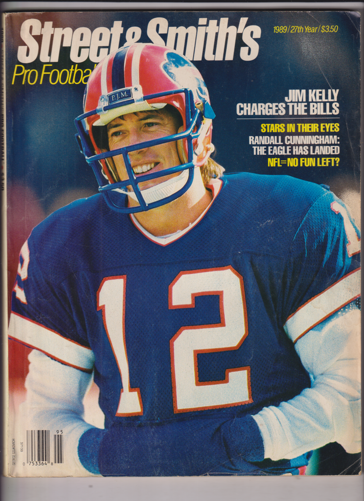 Street And Smith's Football Yearbook Jim Kelly The Bills 1989 011120nonr