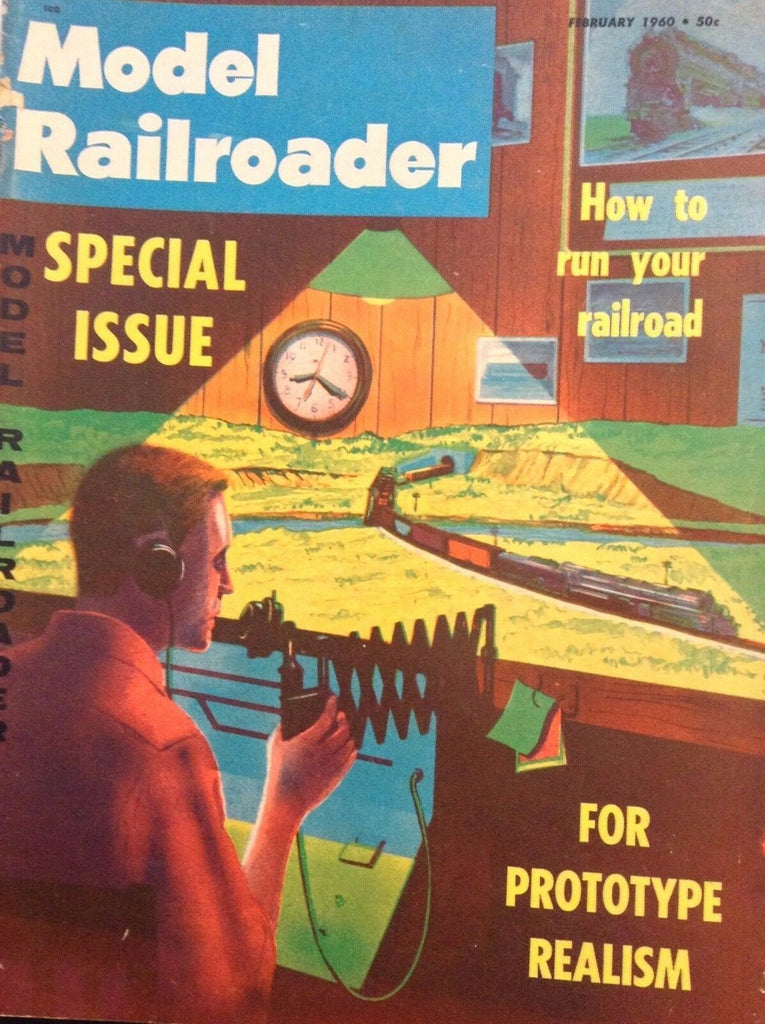 Model Railroader Magazine For Prototype Realism February 1960 121017nonrh