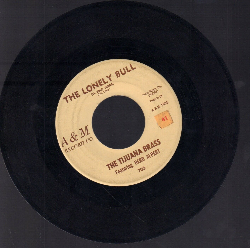 The Tijuana Bass Herb Alpert Acapulco A&M Records 45 RPM Vinyl 45AME