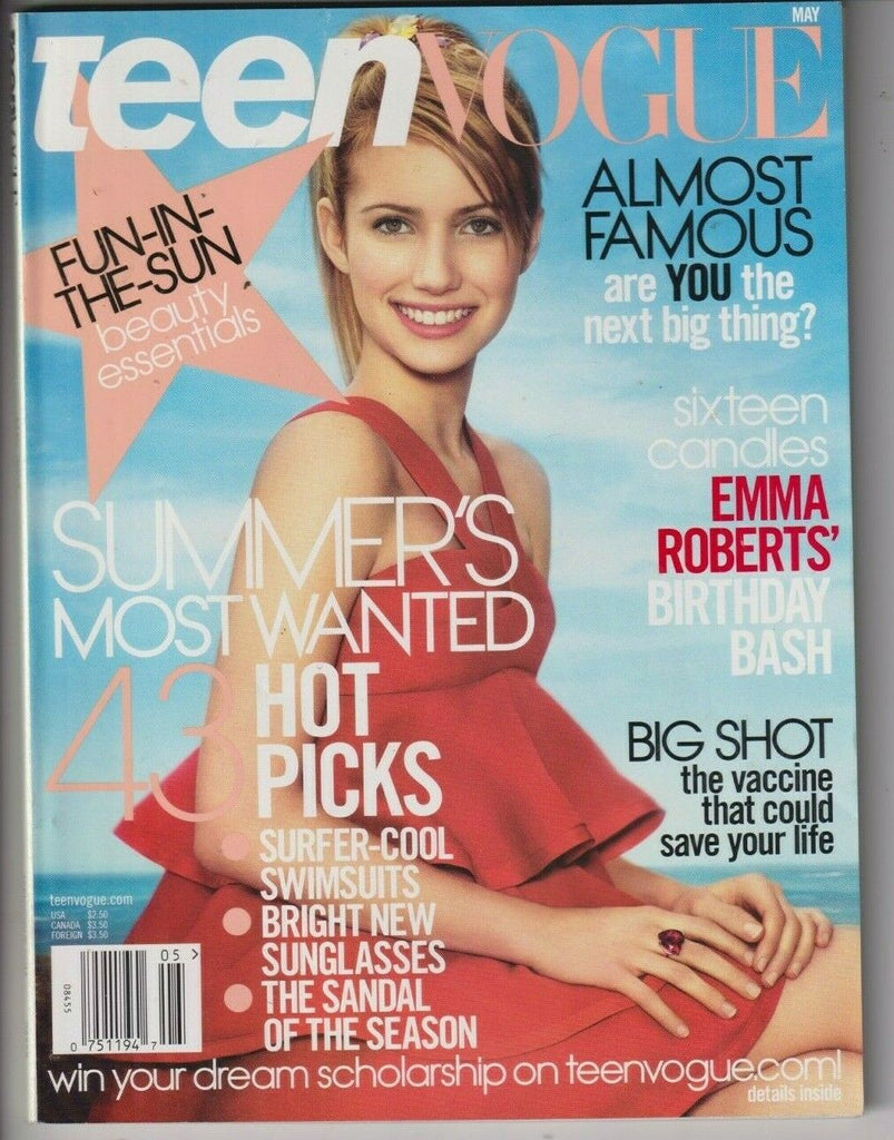 Teen Vogue Mag Emma Roberts Summer's Most Wanted May 2007 121319nonr2