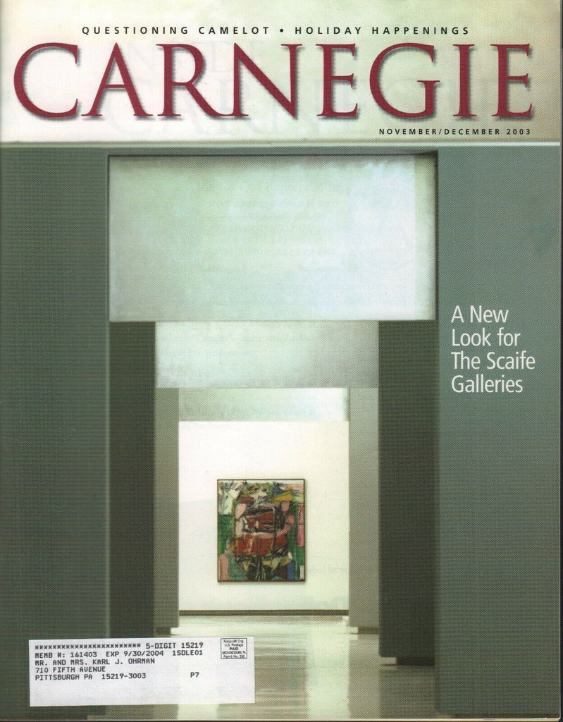 Carnegie November/December 2003 Questioning Camelot John F Kennedy 061919AME