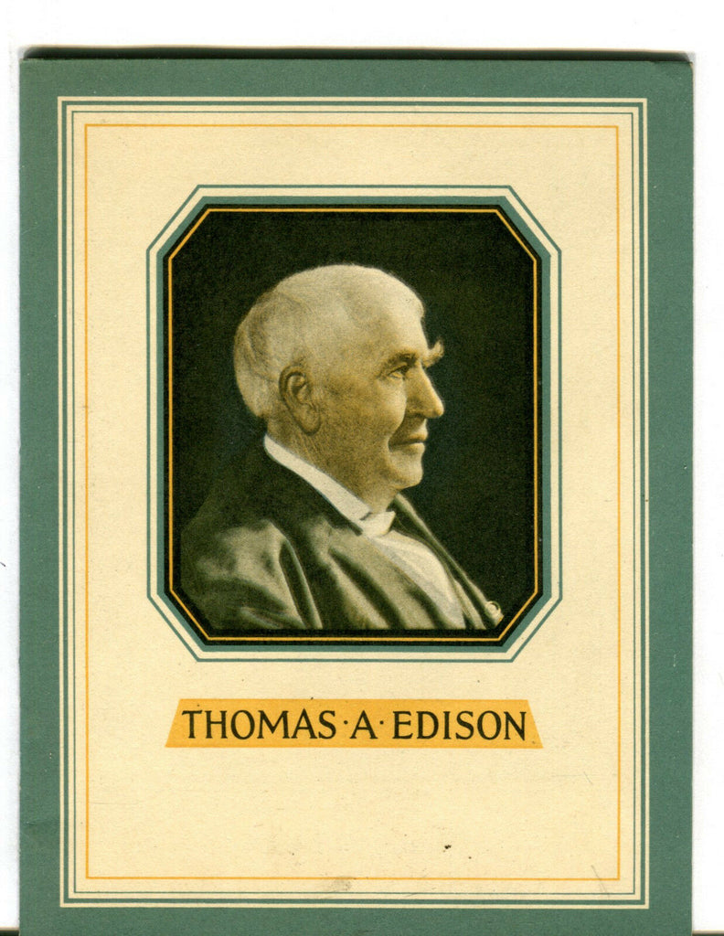John Hancock Insurance Co. 1932 Thomas A. Edison Booklet EX 081916jhe