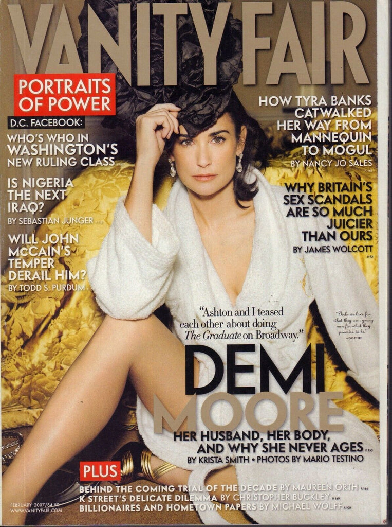 Vanity Fair Magazine February 2007 Demi Moore 092017nonjhe