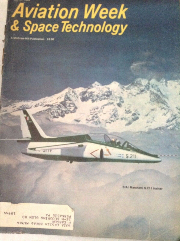 Aviation Week Magazine SIAI Marchetti Trainer May 31, 1982 081917nonrh