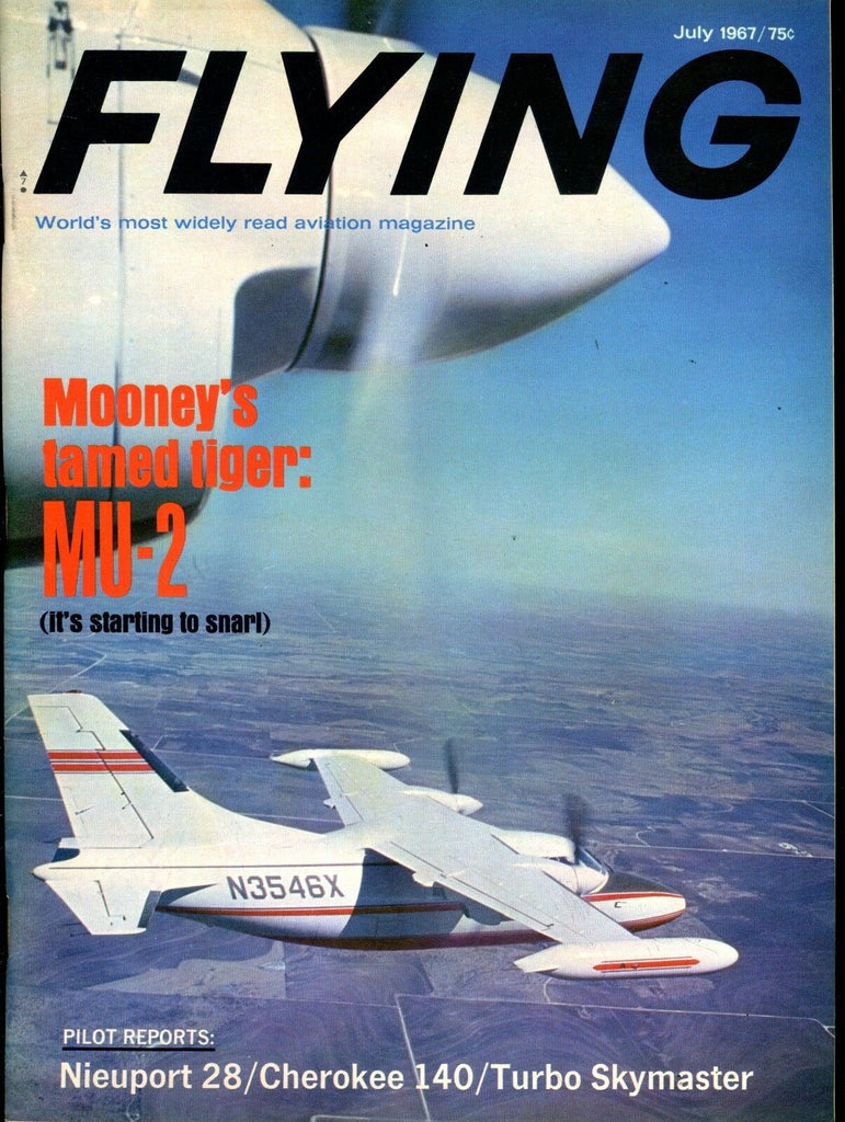 Flying Magazine July 1967 Mooney MU-2 EX No ML 120716jhe
